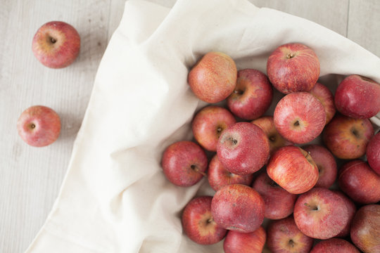 Top View Of Apples