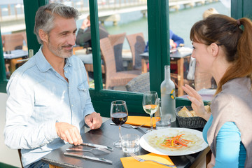 waiting for the meal