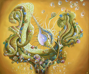 Obraz premium An oil painting on canvas. Sea composition. Author: Nikolay Sivenkov.