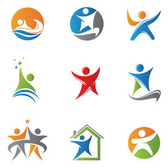 Health Care Logo Design Template