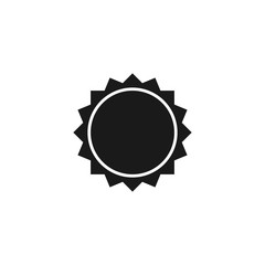 	 Sun vector icon. Sun line vector icon
