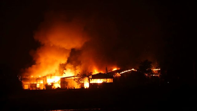 Forest Resort Caught On Fire