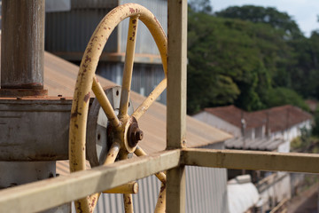 Old brazilian sugar cane distillery