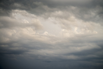 Fototapeta na wymiar Rainy clouds in the sky. Before rain