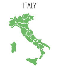 Geographic Map of Italy
