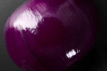 Red onion, closeup