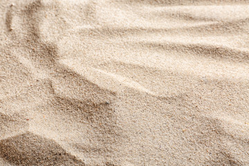Naklejka na ściany i meble Beach sand, closeup