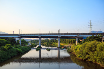 raiload bridge on the little stream