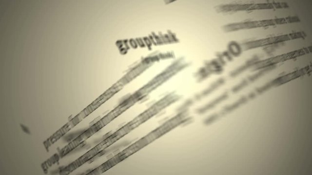 Definition: Groupthink