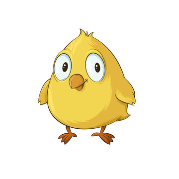 yellow chick cartoon