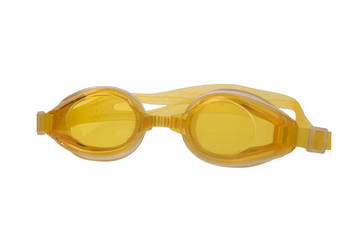 Glasses for swimming Isolated on a white background