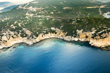 Fototapeta premium North aegean geological shorelines and waters edges.