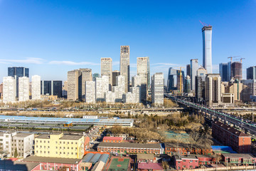 Obraz premium panoramic city skyline in urban