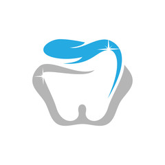 Clean Dental Dentist Logo Symbol