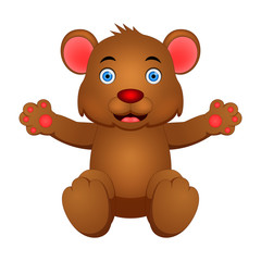 cute bear illustration