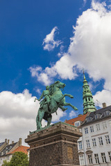 Bishop Absalon statue in Copenhagen, Denmark