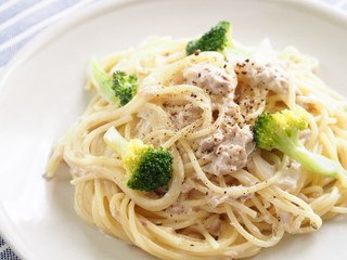 ツナのクリームパスタ