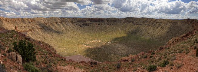 Meteor Crater found in Arizona © Harold Stiver