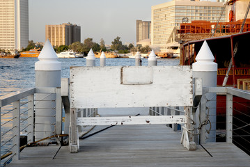 board on boat, sea