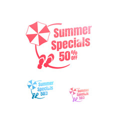 Summer Specials 50% Off Labels