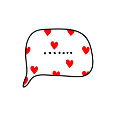 Speech bubble chat icon