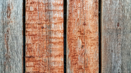 Vintage texture of old wooden fence