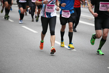 Fototapeta premium Marathon Läufer