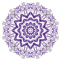 gold color round mandala on black background. vector illustration. for relax, tatoo, invitation.