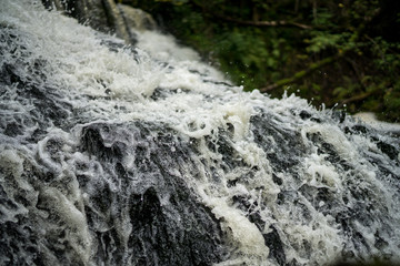 waterfall close up