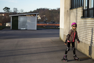 Girl on inlines