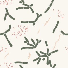 seamless abstract background, probiotics