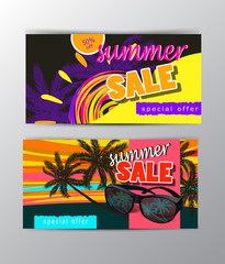summer sale template banner