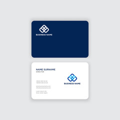 Abstract business card design template vector