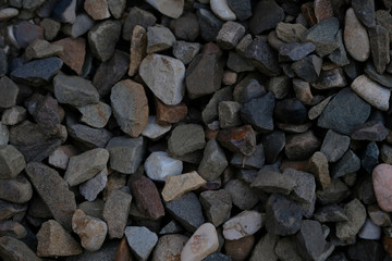 Crushed gravel texture