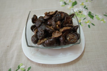 Грибы острые . Холодная закуска