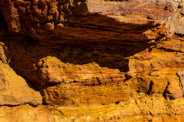 The ledge on the orange Sandstone