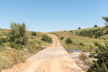 Bridge on the road to Retiefklip at Kerkenberg