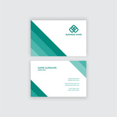 Naklejka premium Abstract business card design template vector