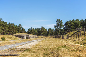 Fototapeta na wymiar Latvia Abandoned war base in good condition