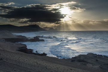 Canaries, fuerteventura, decembre