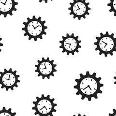 Business and finance management icon seamless pattern background. Business concept vector illustration. Financial strategy symbol pattern.