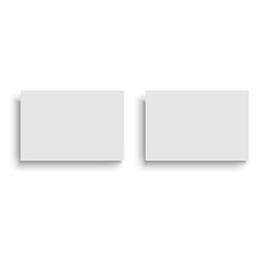 Blank of business card template. Vector illustration