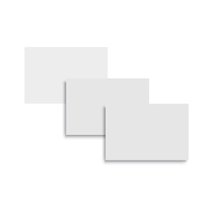 Blank of business card template. Vector illustration