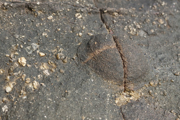 Unique stone texture close up view