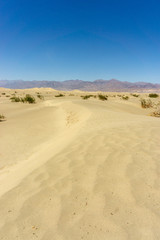 Arid landscape in  Death Valley