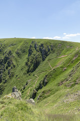 summit le Hoheneck at haute du crete in the alsace region in France