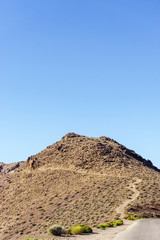 Adventure road in the desert