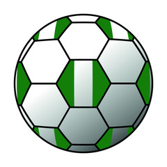 Ball Nigeria Flagge 