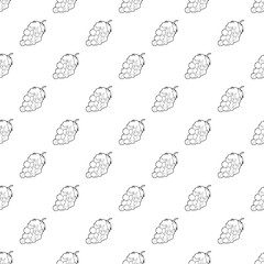 Grape pattern vector seamless repeating for any web design