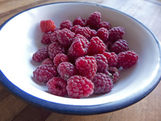 Himbeeren aus meinem Garten, eigene Ernte